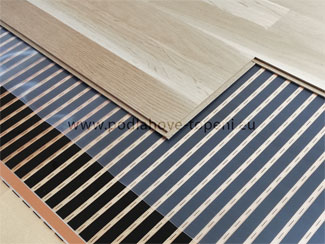 Elektrické podlahové topení pod plovoucí podlahu Elektrické podlahové topení pod plovoucí podlahu